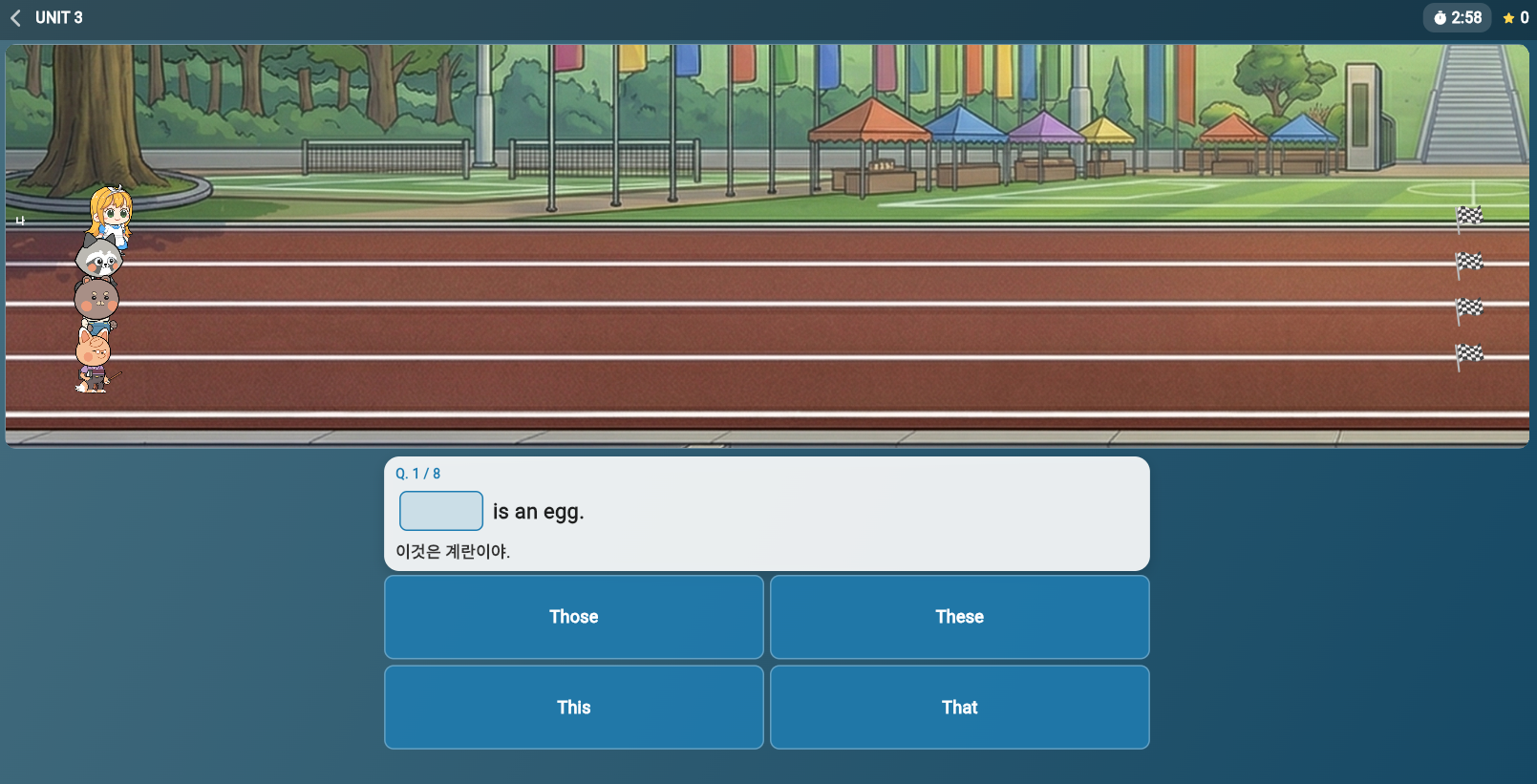Sentence Racing